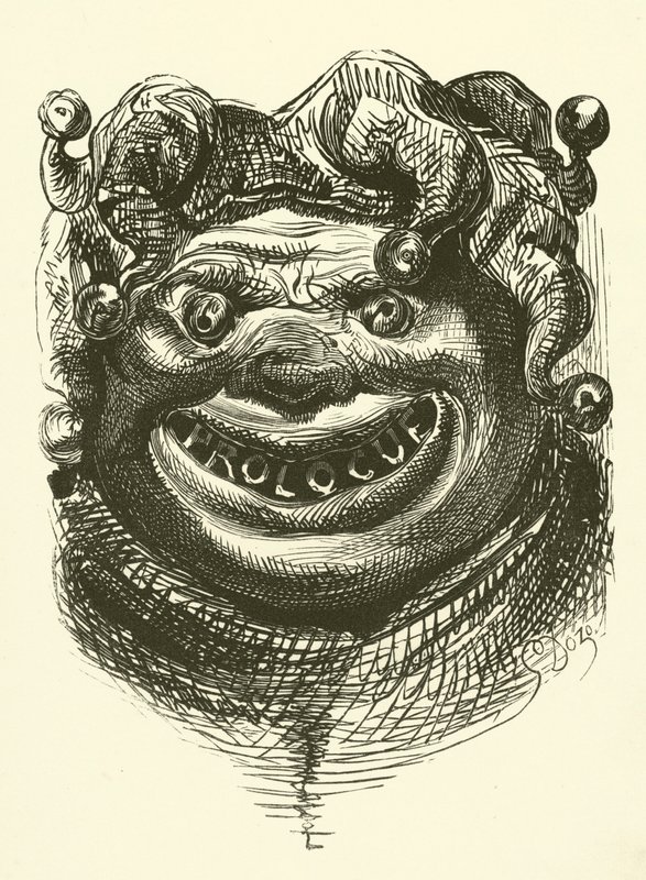 Ilustração para as obras de Rabelais de Gustave after Dore
