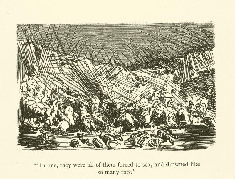 Ilustração para as obras de Rabelais de Gustave after Dore