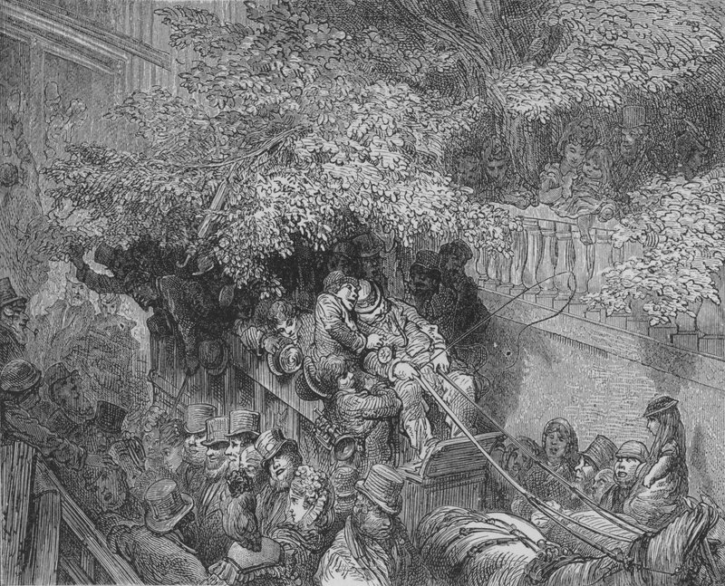 John Bull depois de beber! de Gustave after Dore