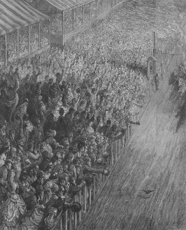 O Derby, O Fim Do Curso de Gustave after Dore