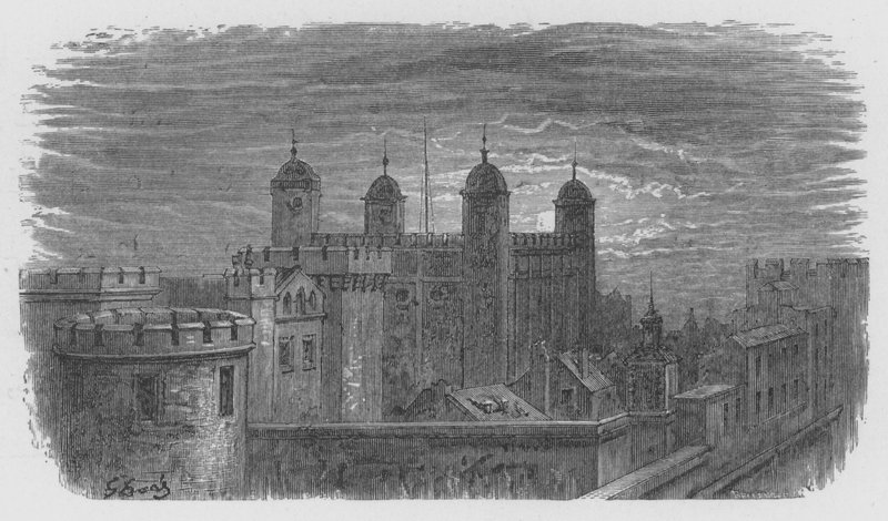 A torre de londres de Gustave after Dore