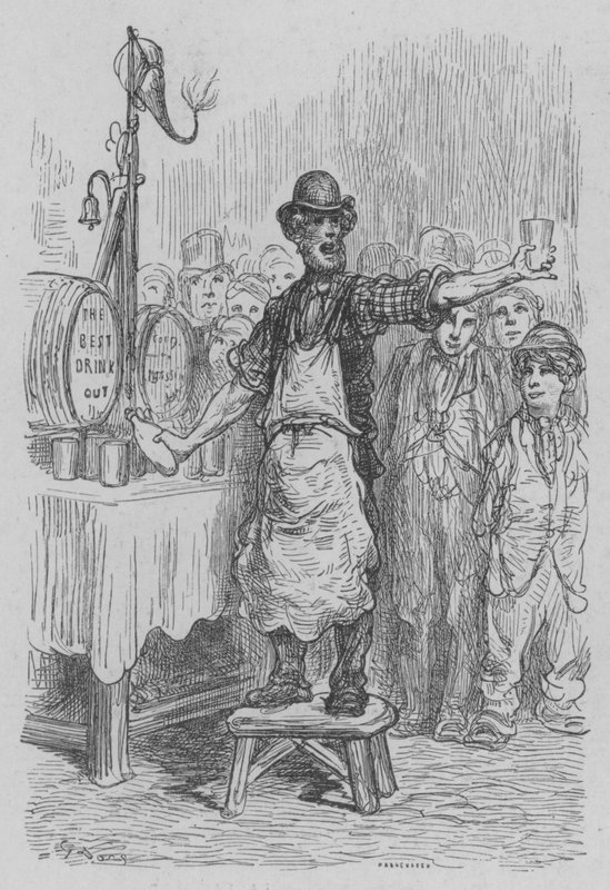 Le Debitant De Boissons de Gustave after Dore