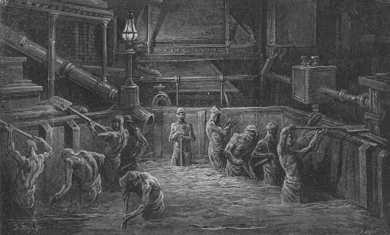 Os cervejeiros de Gustave after Dore