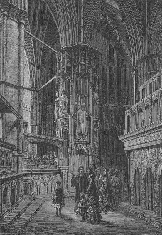 Túmulos em Westminster de Gustave after Dore