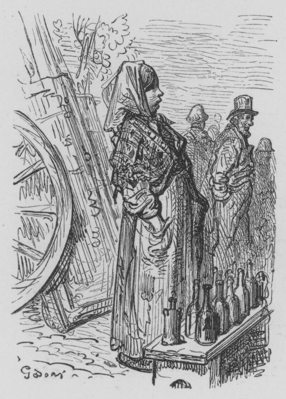 Comerciante de bebidas de Gustave after Dore