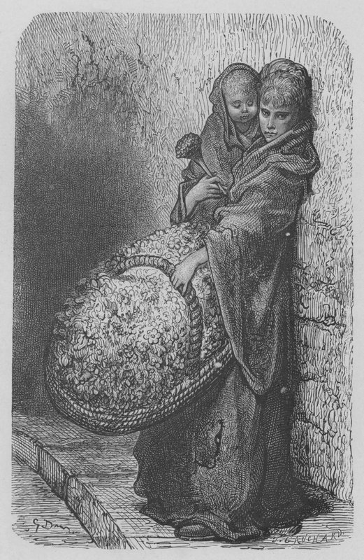 Comerciante de Flores de Gustave after Dore