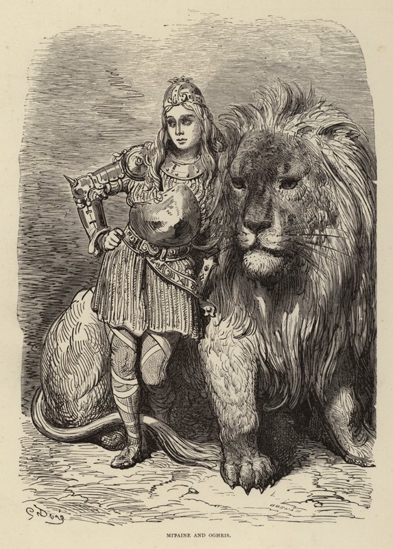 Mitaine e Oghris de Gustave after Dore