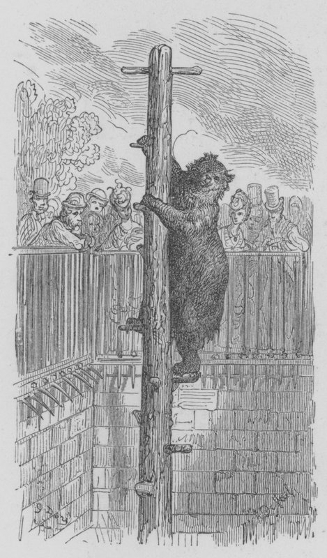 Regents Park, o poço do urso de Gustave after Dore