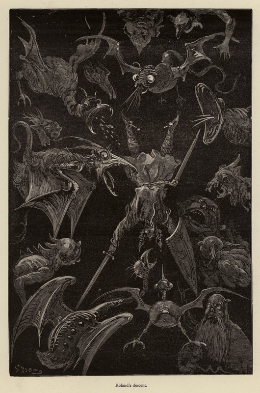 Roland descida de Gustave after Dore