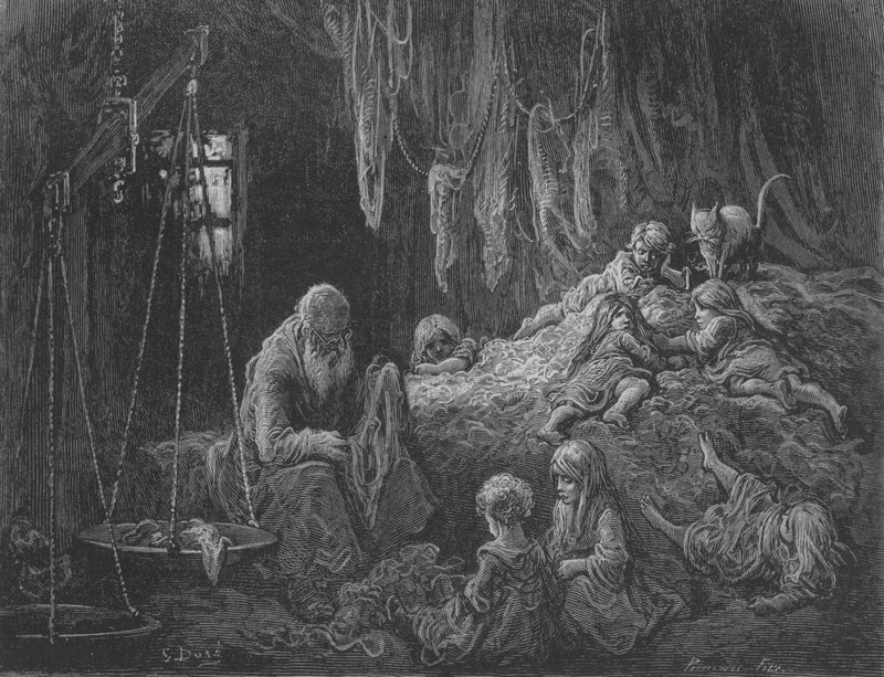 Diner de Cena de Gustave after Dore