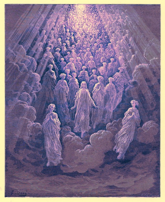 The Angels in the Planet Mercury, ilustração da 