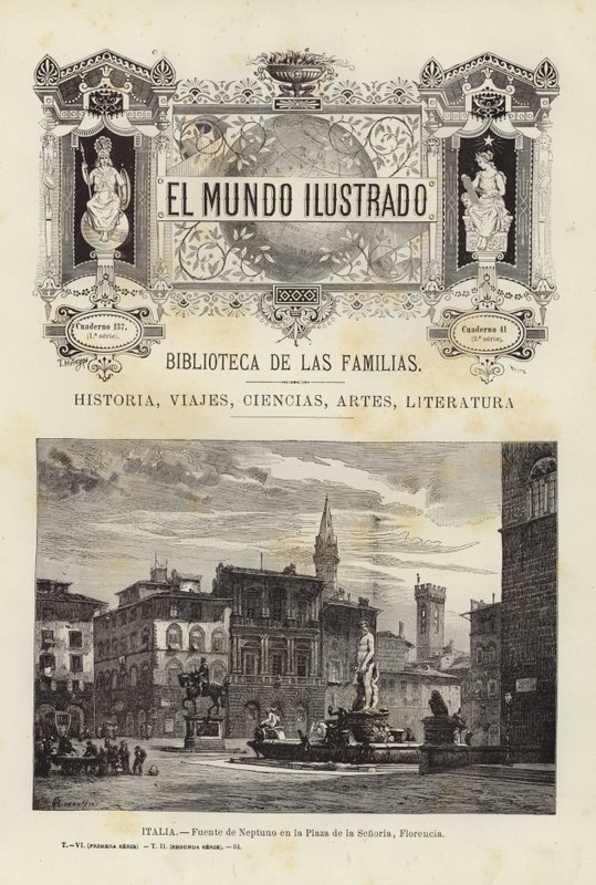 Capa do &39;The Illustrated World&39; de Gustave Bauernfeind