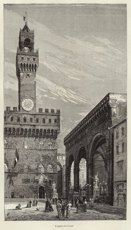 Loggia dei Lanzi de Gustave Bauernfeind