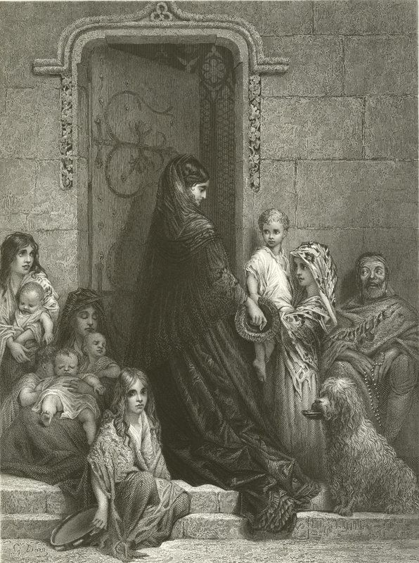 Esmola dando de Gustave Dore
