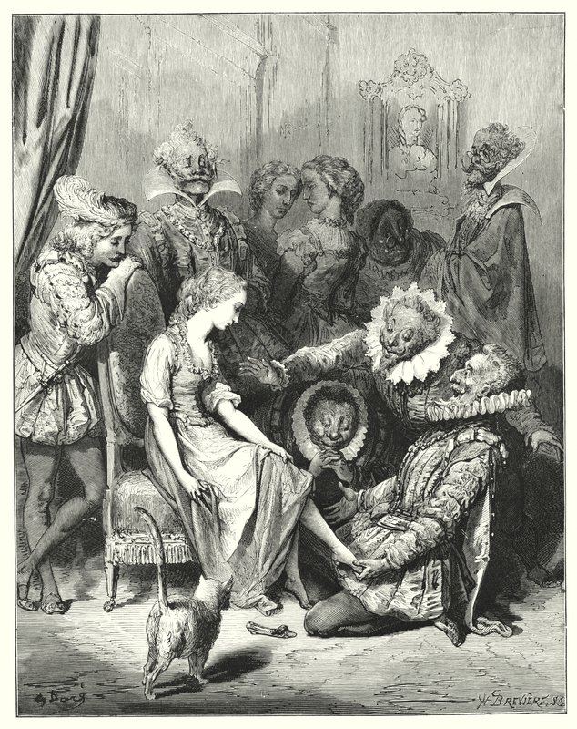 Cinderela (gravura) de Gustave Dore