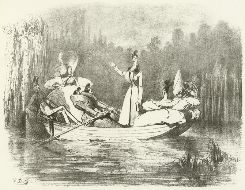 Dandismo Ruralising (gravura) de Gustave Dore