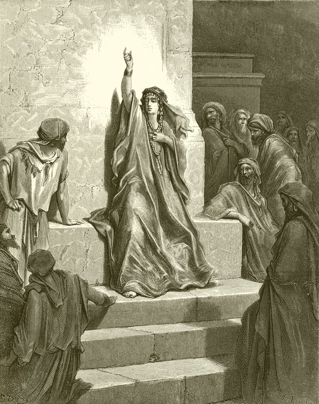 Deborah (gravura) de Gustave Dore