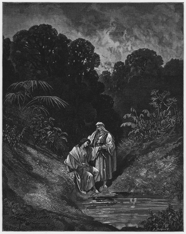 Gustave Dore Bible: David e Jonathan de Gustave Dore