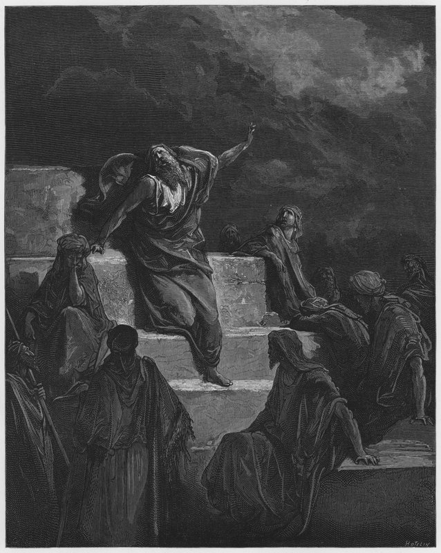 A Bíblia de Gustave Dore: Jeremias (gravura) de Gustave Dore