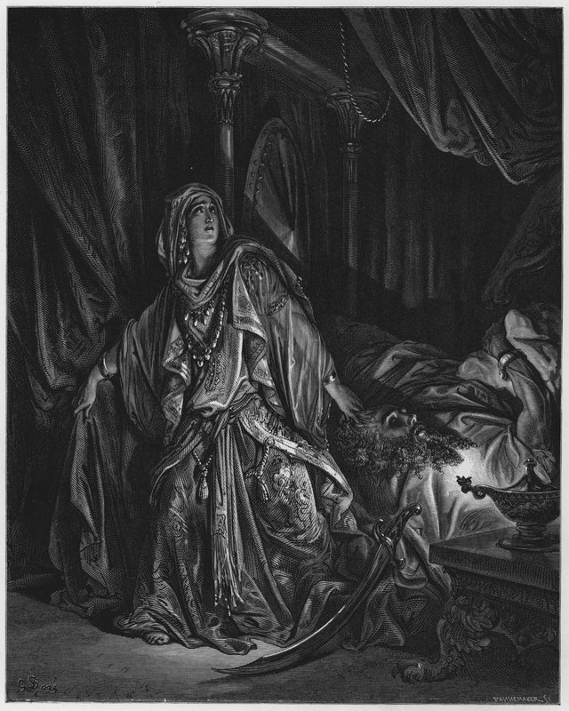 Gustave Dore Bíblia: Judith e Holofernes de Gustave Dore