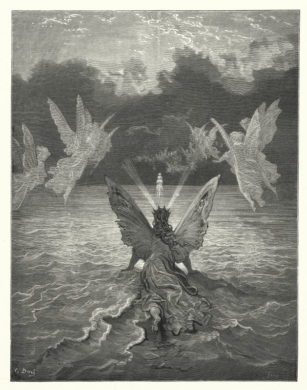 Ilustração de Gustave Dore para a obra de Coleridge Rime of the Ancient Mariner (gravura) de Gustave Dore