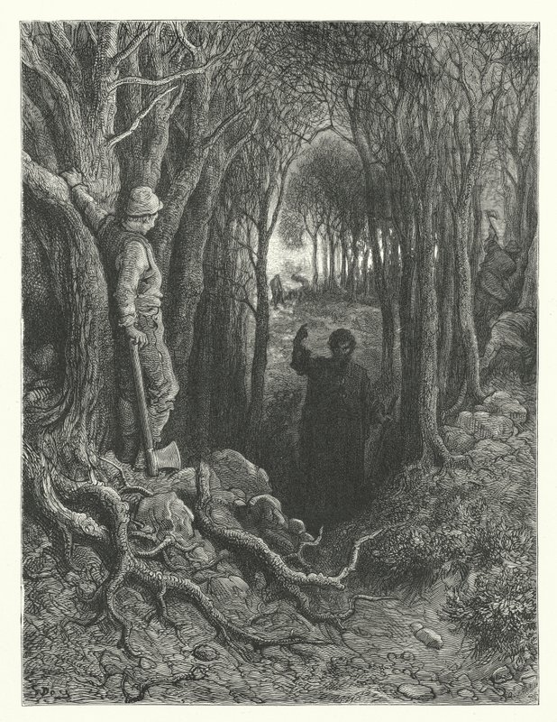 Ilustração de Gustave Dore para a obra de Coleridge Rime of the Ancient Mariner (gravura) de Gustave Dore