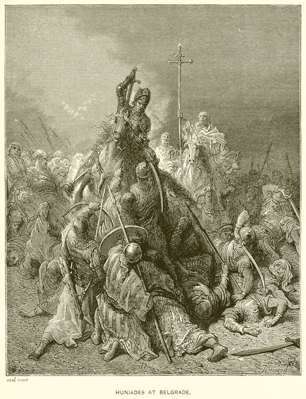 Huniades em Belgrado de Gustave Dore