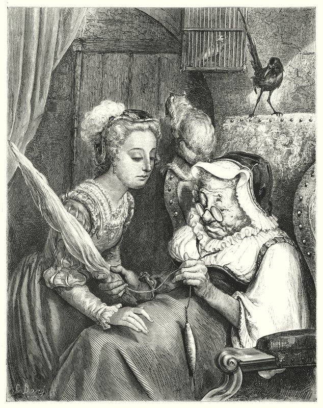 La Belle Au Bois Dormant; Bela Adormecida (gravação) de Gustave Dore