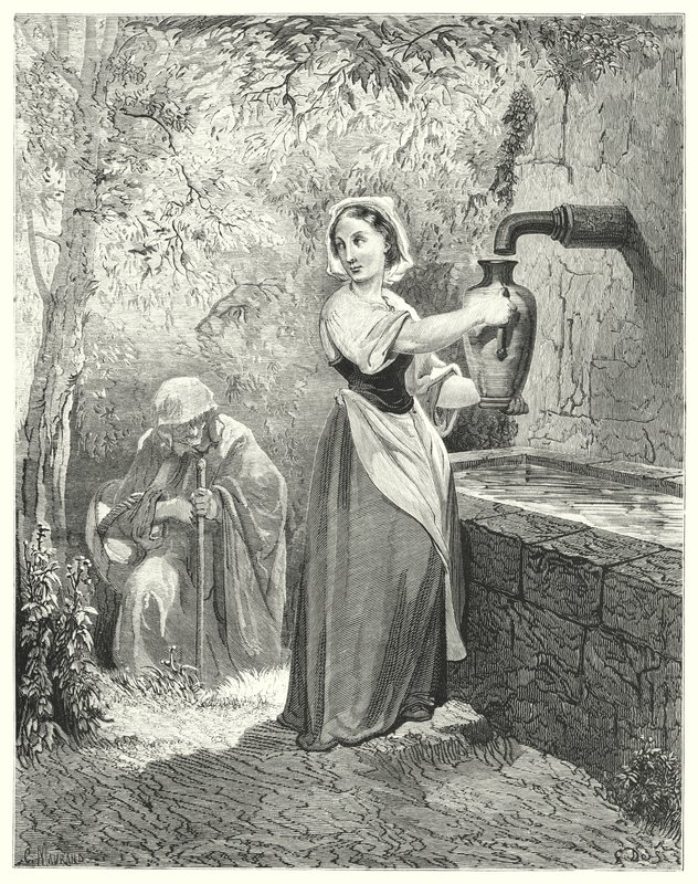 Le Fees; The Fairies (gravura) de Gustave Dore