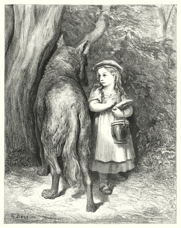 Chapeuzinho Vermelho; Chapeuzinho Vermelho de Gustave Dore