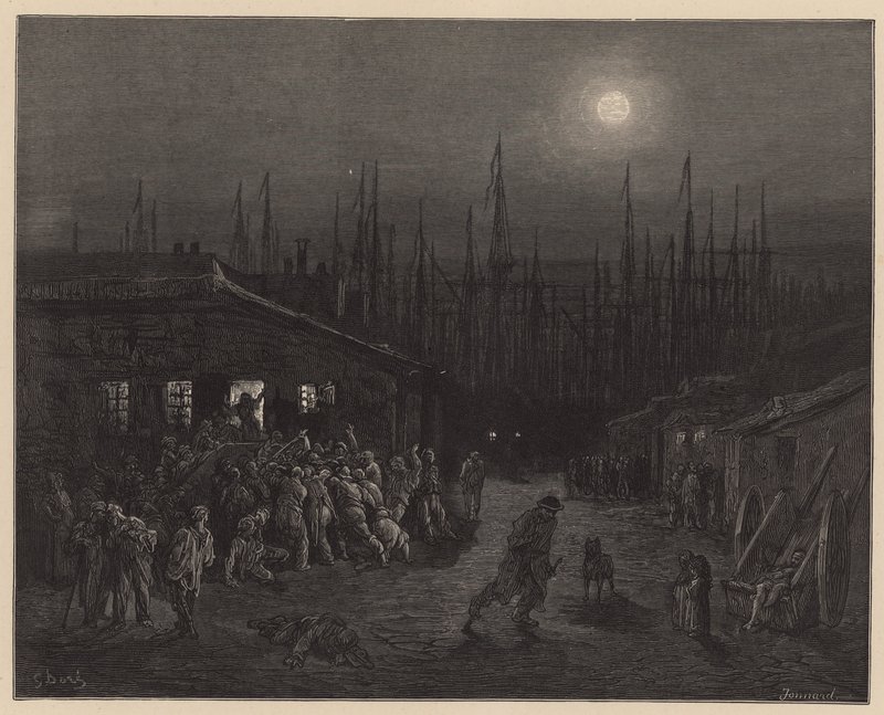 Londres Docklands de Gustave Dore