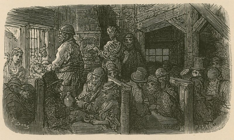 Café Petticoat Lane de Gustave Dore