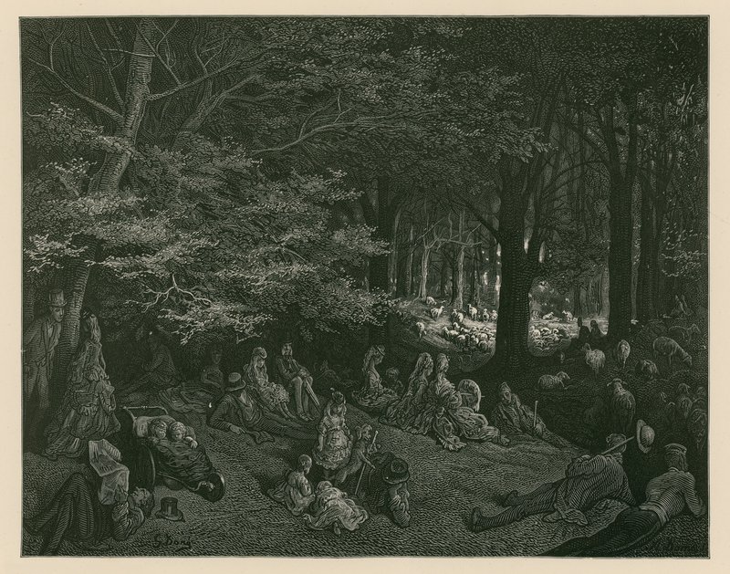 Regent&39;s Park, Londres de Gustave Dore