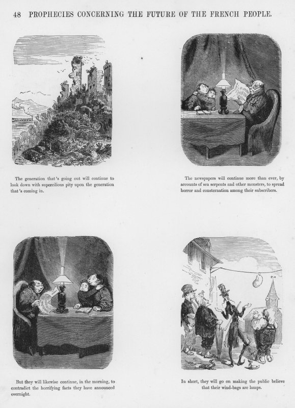 Esboços Humorosos e Grotescos de Gustave Dore (gravura) de Gustave Dore