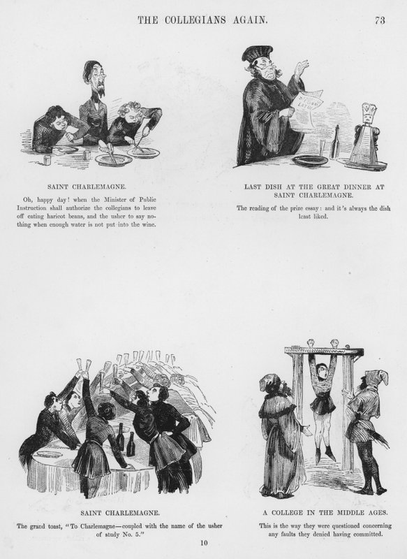Esboços Humorosos e Grotescos de Gustave Dore (gravura) de Gustave Dore
