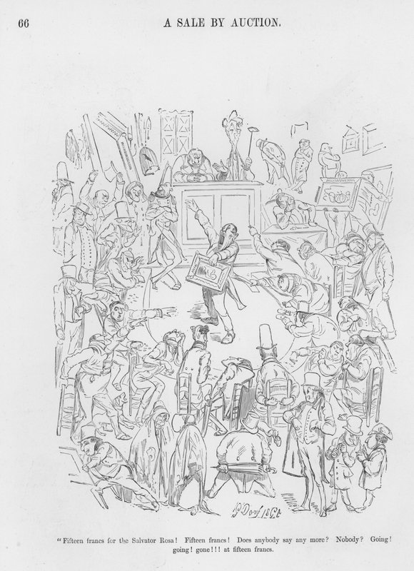 Esboços Humorosos e Grotescos de Gustave Dore (gravura) de Gustave Dore
