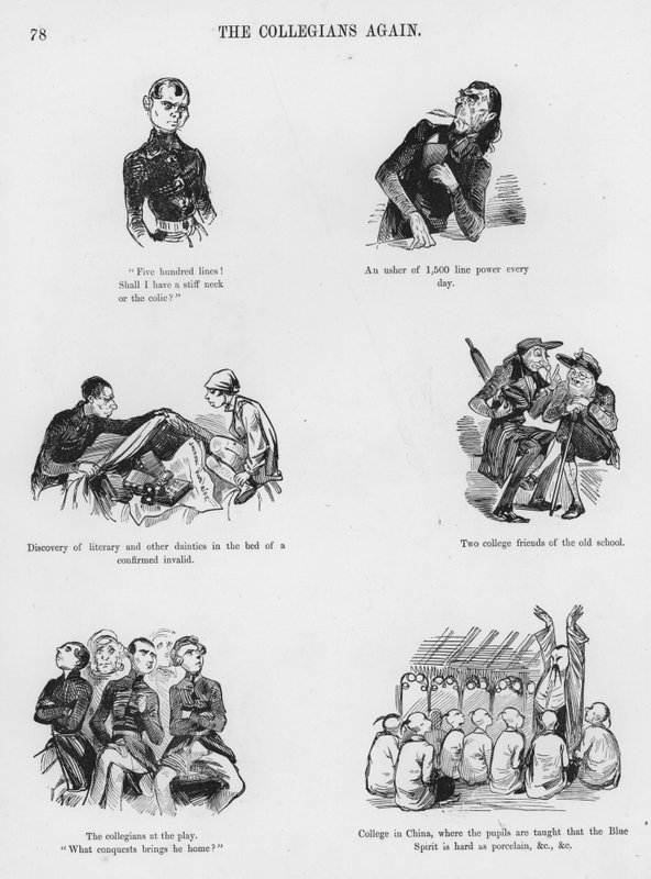 Esboços Humorosos e Grotescos de Gustave Dore (gravura) de Gustave Dore