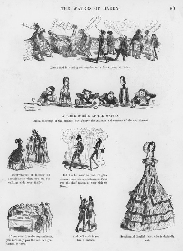 Esboços Humorosos e Grotescos de Gustave Dore (gravura) de Gustave Dore