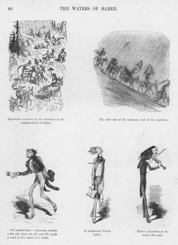 Esboços Humorosos e Grotescos de Gustave Dore (gravura) de Gustave Dore