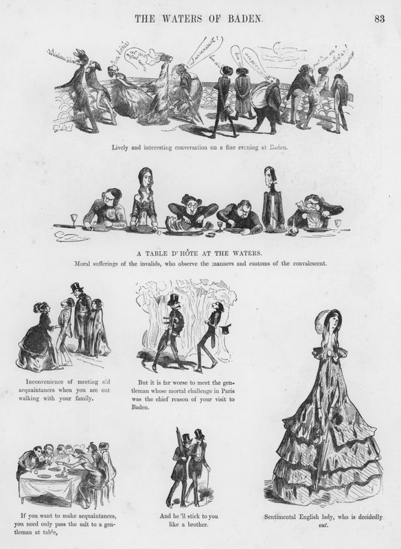 Esboços Humorosos e Grotescos de Gustave Dore (gravura) de Gustave Dore