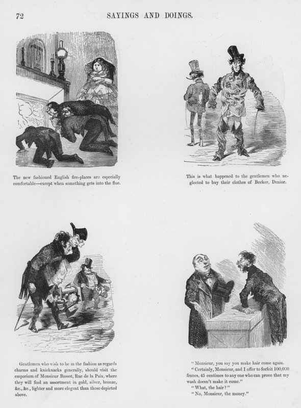 Esboços Humorosos e Grotescos de Gustave Dore (gravura) de Gustave Dore