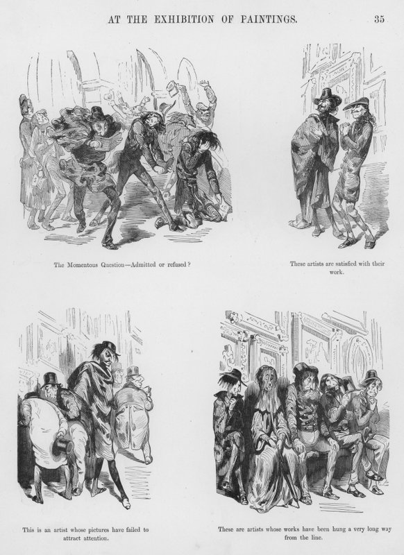 Esboços Humorosos e Grotescos de Gustave Dore (gravura) de Gustave Dore