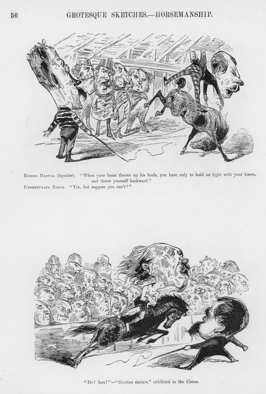 Esboços Humorosos e Grotescos de Gustave Dore (gravura) de Gustave Dore