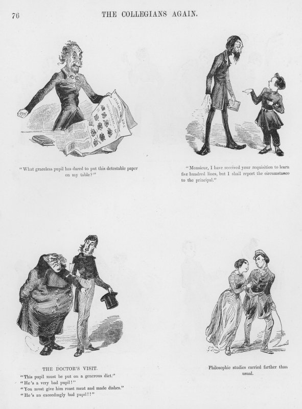 Esboços Humorosos e Grotescos de Gustave Dore (gravura) de Gustave Dore