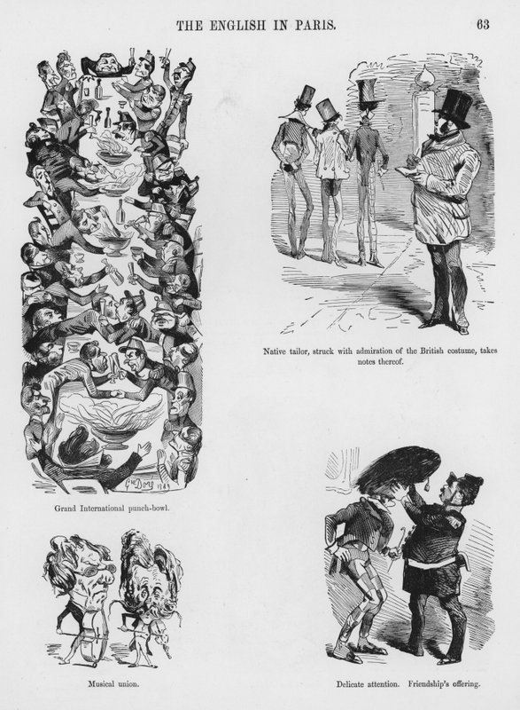 Esboços Humorosos e Grotescos de Gustave Dore (gravura) de Gustave Dore