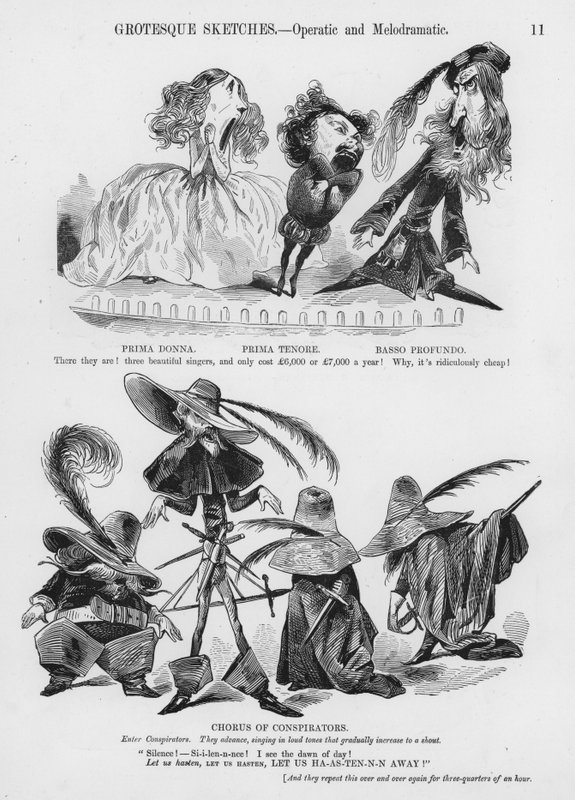 Esboços Humorosos e Grotescos de Gustave Dore (gravura) de Gustave Dore