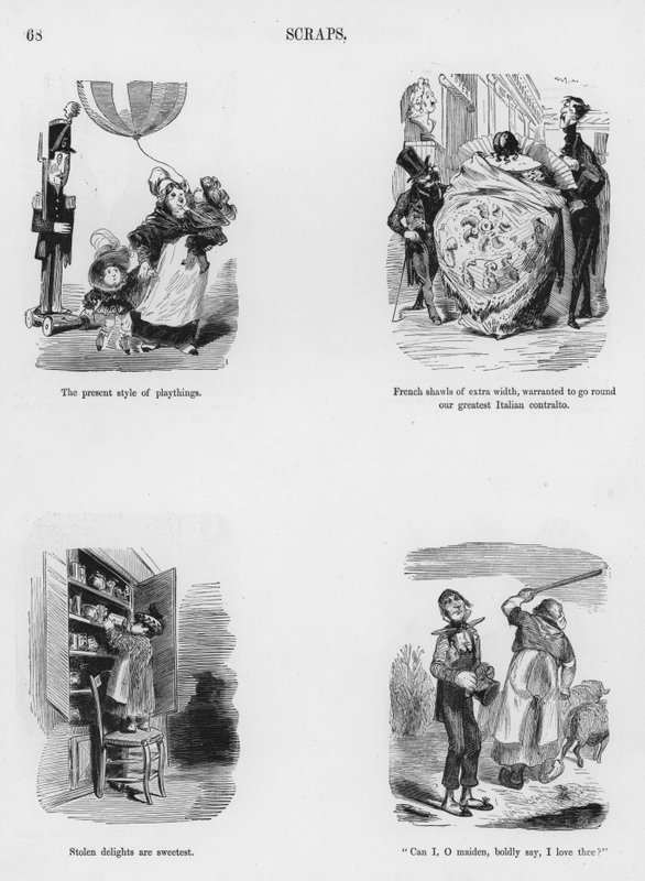 Esboços Humorosos e Grotescos de Gustave Dore (gravura) de Gustave Dore