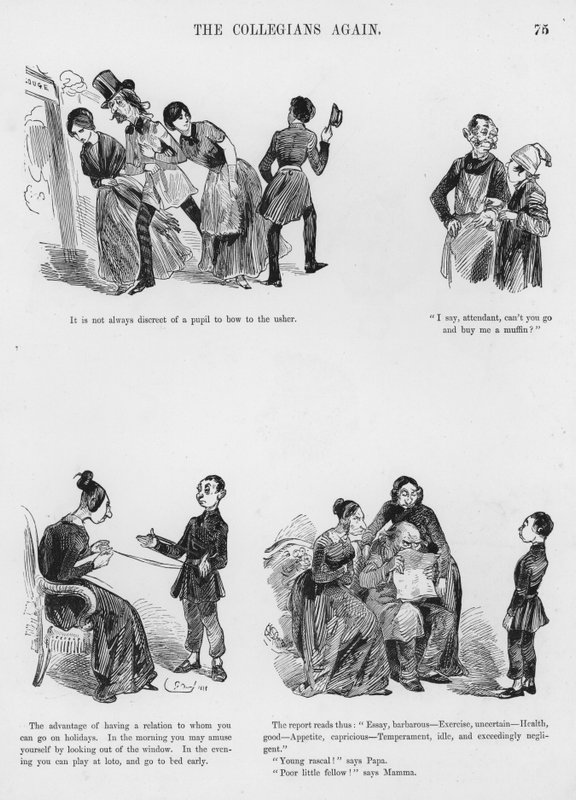 Esboços Humorosos e Grotescos de Gustave Dore (gravura) de Gustave Dore