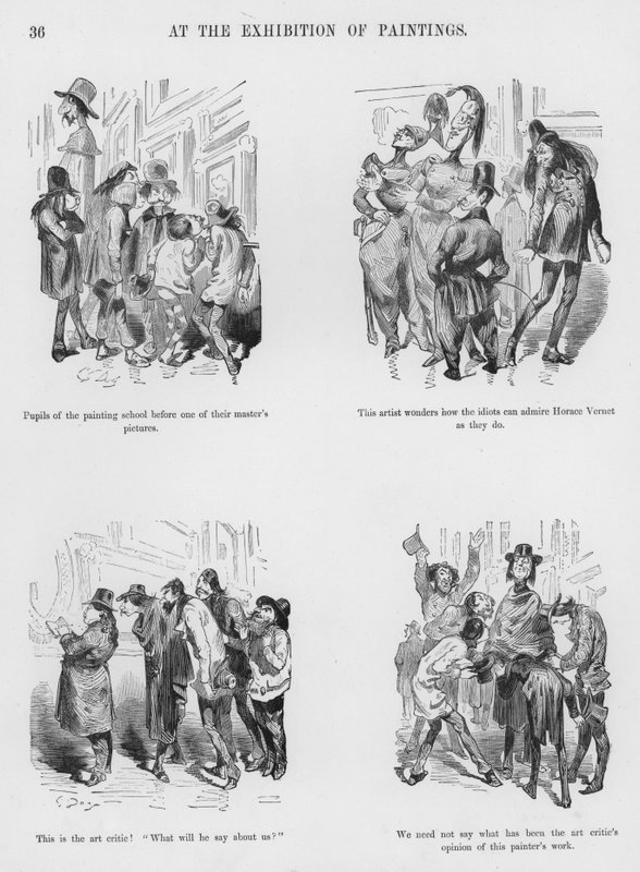 Esboços Humorosos e Grotescos de Gustave Dore (gravura) de Gustave Dore