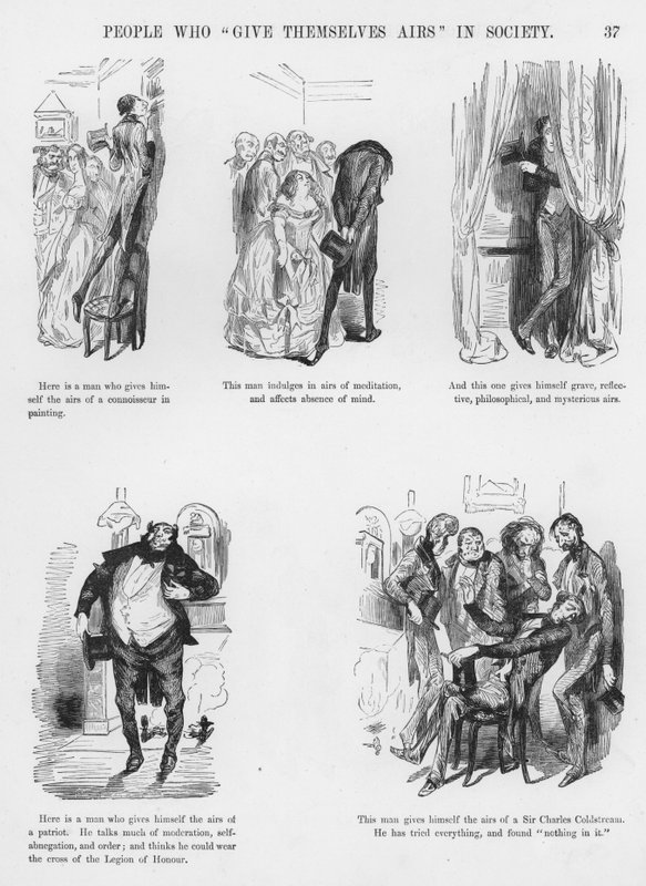 Esboços Humorosos e Grotescos de Gustave Dore (gravura) de Gustave Dore